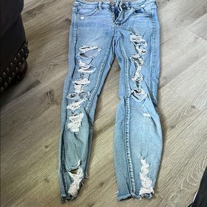 Denim jeggings